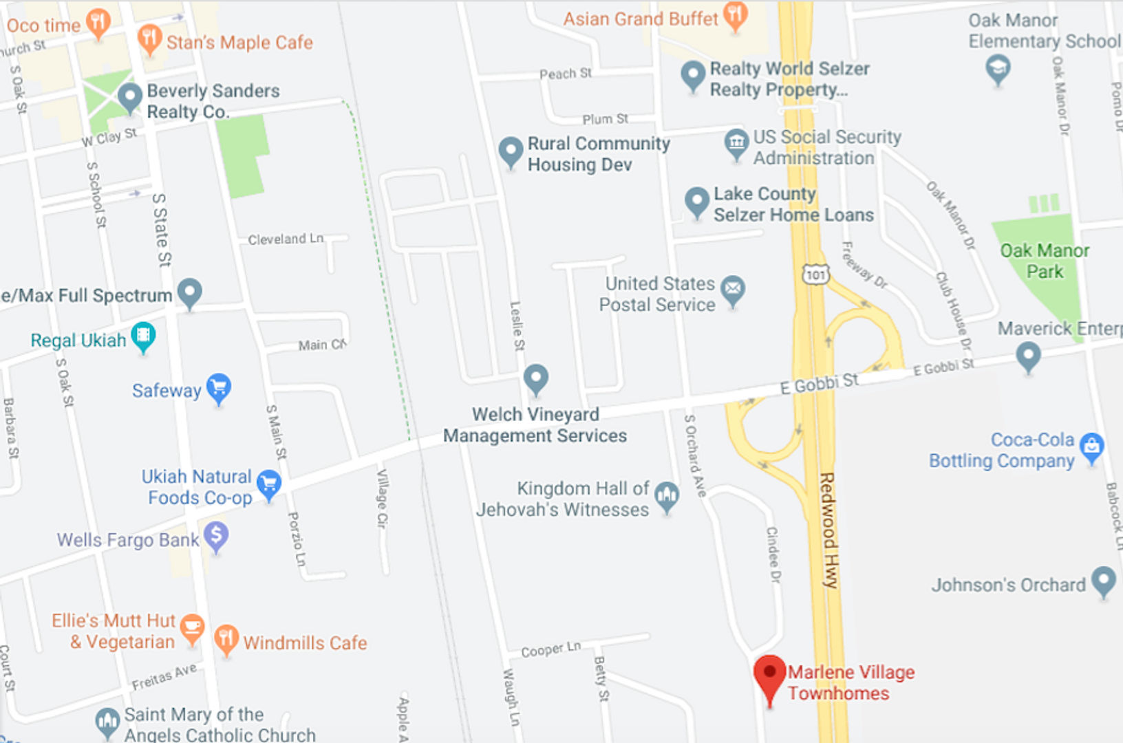 UKIAH Apartment: 865-895 SOUTH ORCHARD AVE