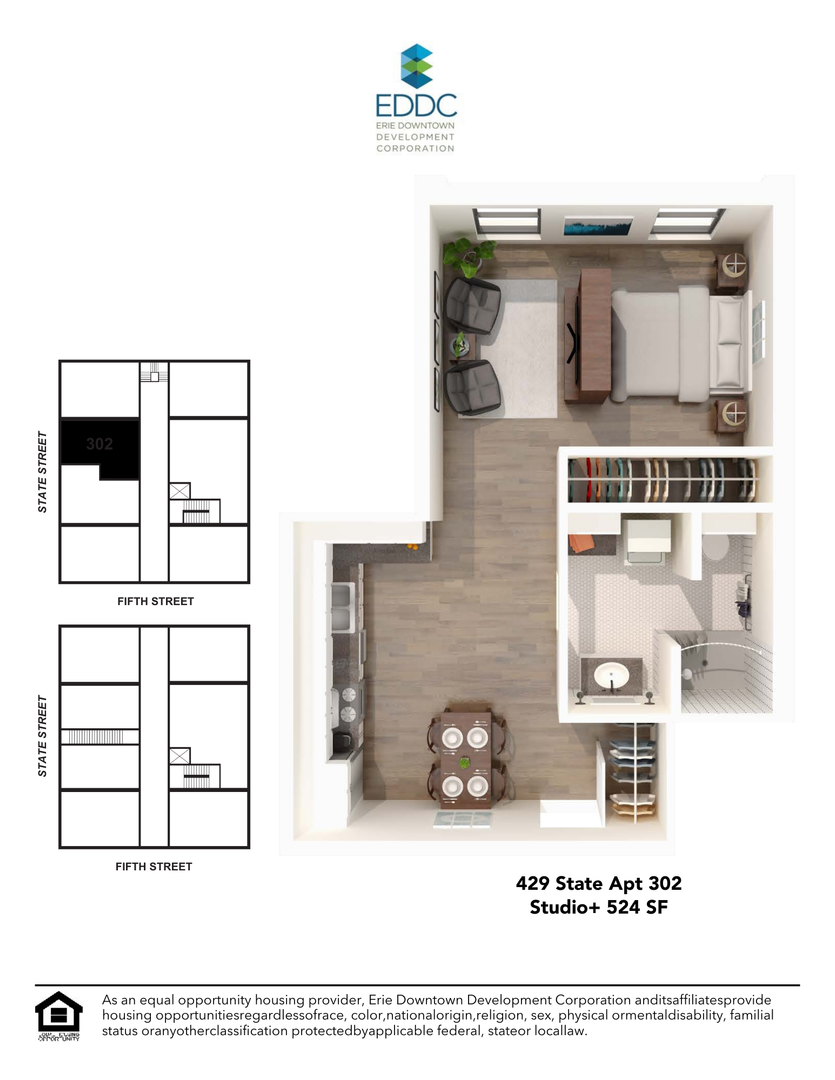 Erie Apartment: 429 State Street