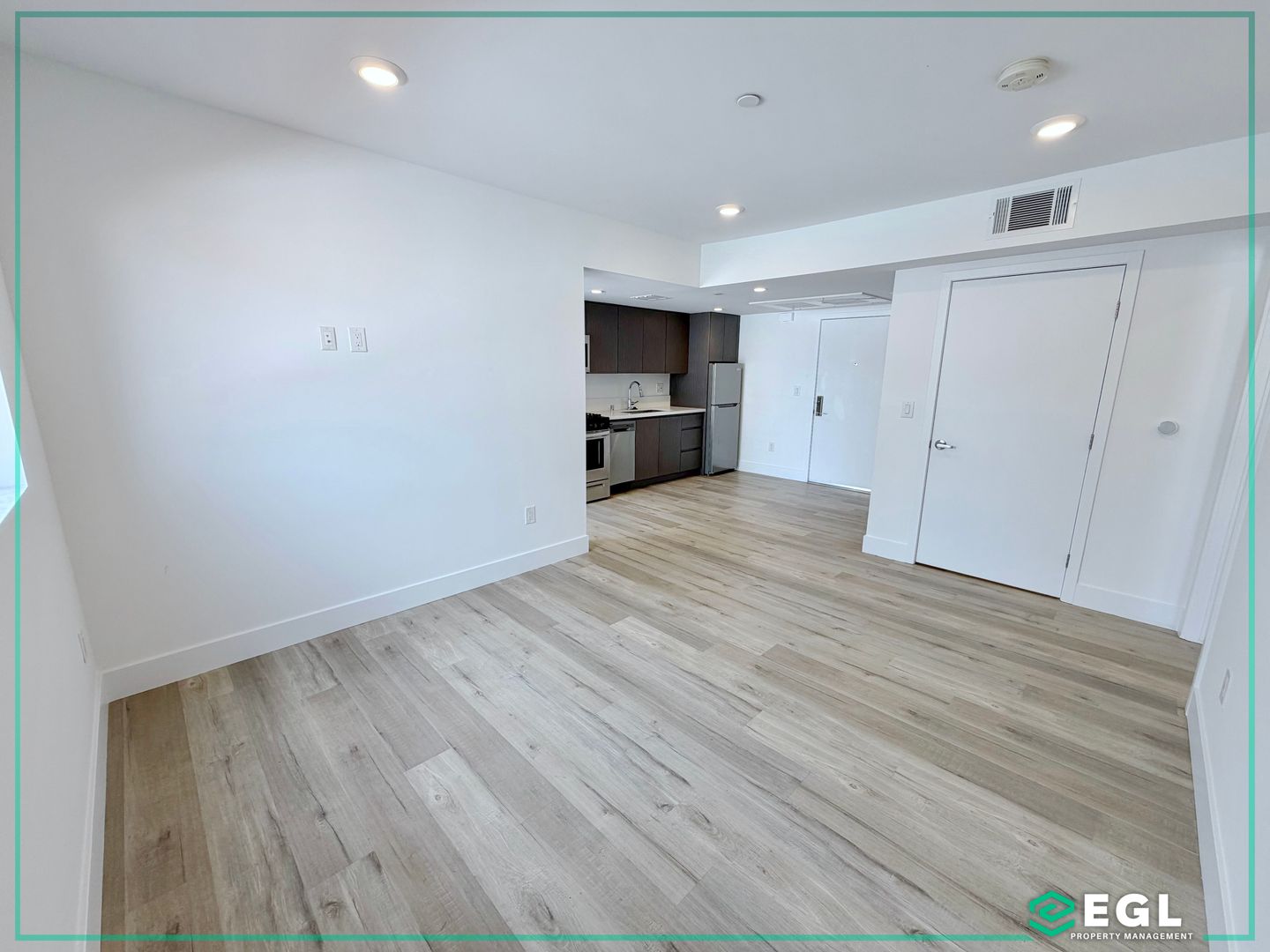 3D floor plan a 1 Bed, 1 bath apartment