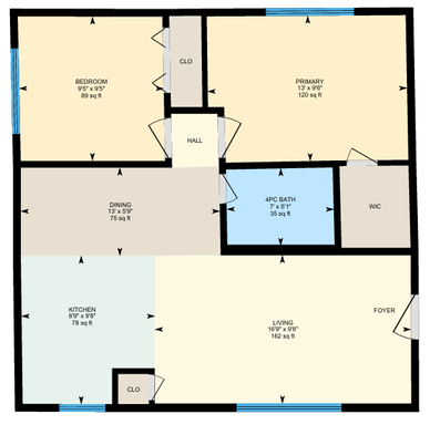 West 2 Bedroom / 1 Bath 850sq/ft In-Unit Washer/Dryer Move in by 9-30-2026 & Get 1 Month Free! – photo 1