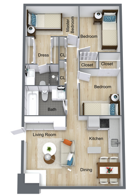 Spacious 3 bed 2 bath – photo 1