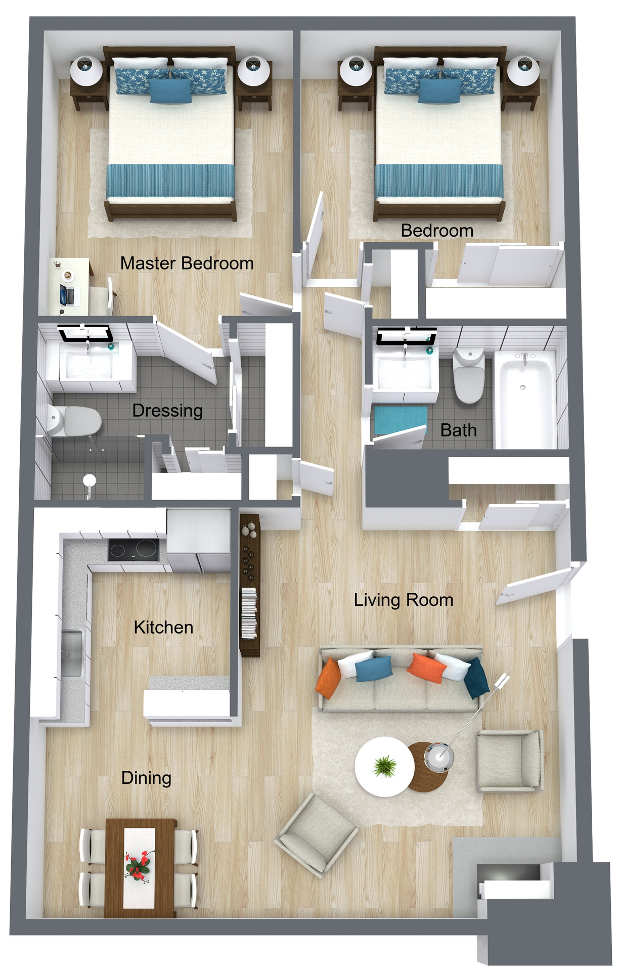Stockton Apartment: 4738 Grouse Run Dr.
