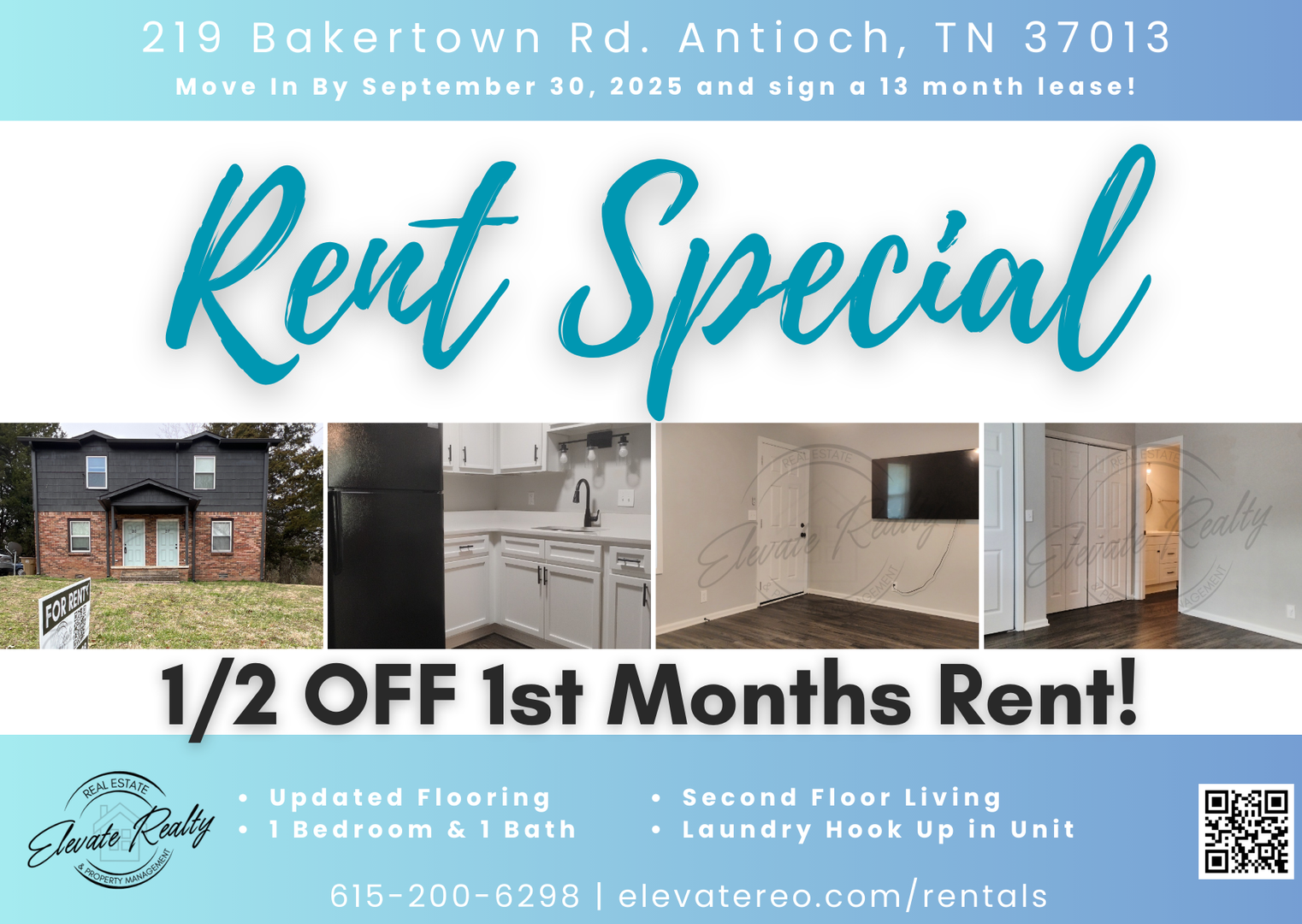 Antioch Apartment: 219 Bakertown Road