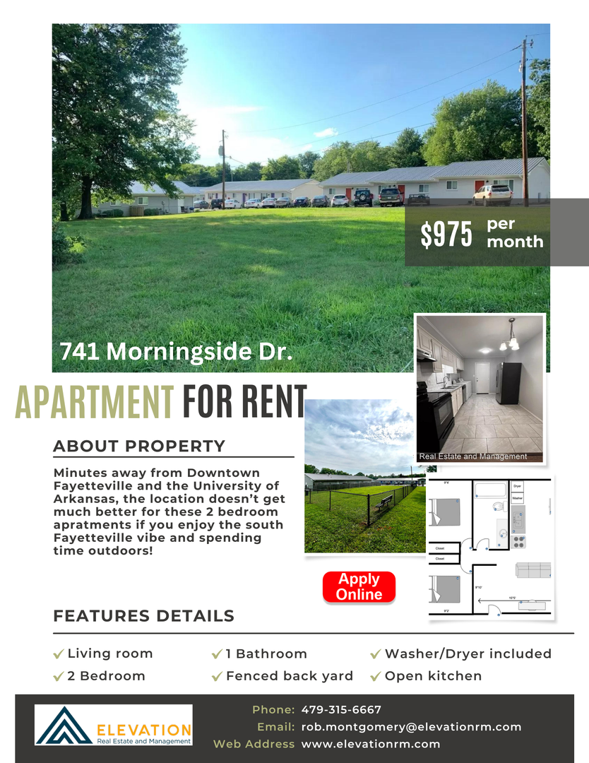 Fayetteville Apartment: 741 Morningside Drive