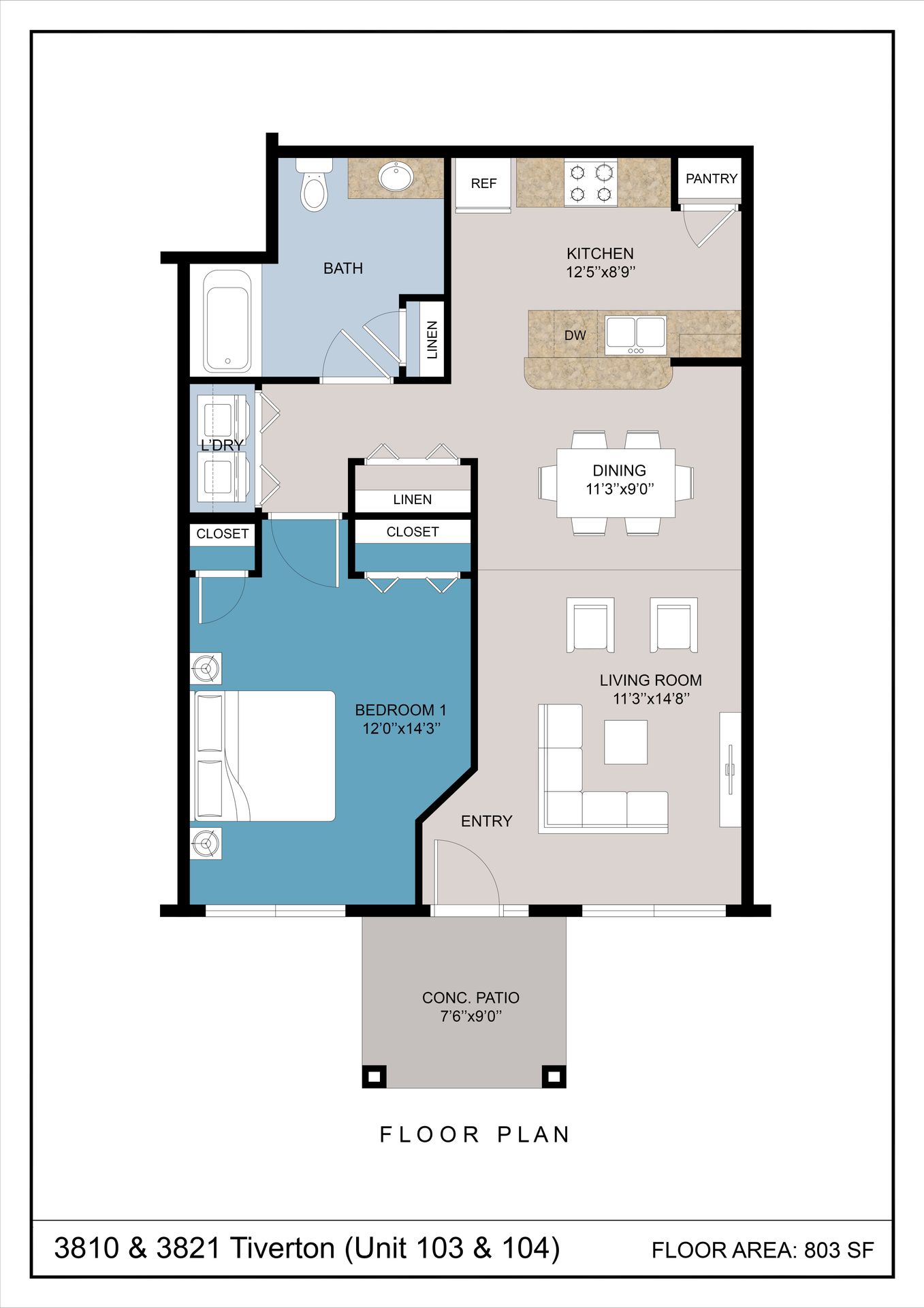 Ames Apartment: 3810 Tiverton Ct