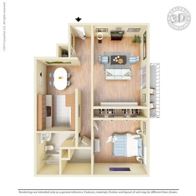 NON-SMOKING 2 Bedroom 2nd Floor
