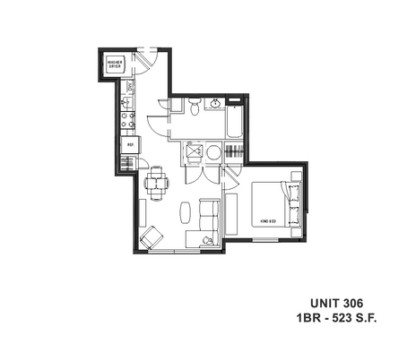 Unit 306 | 1 Bedroom