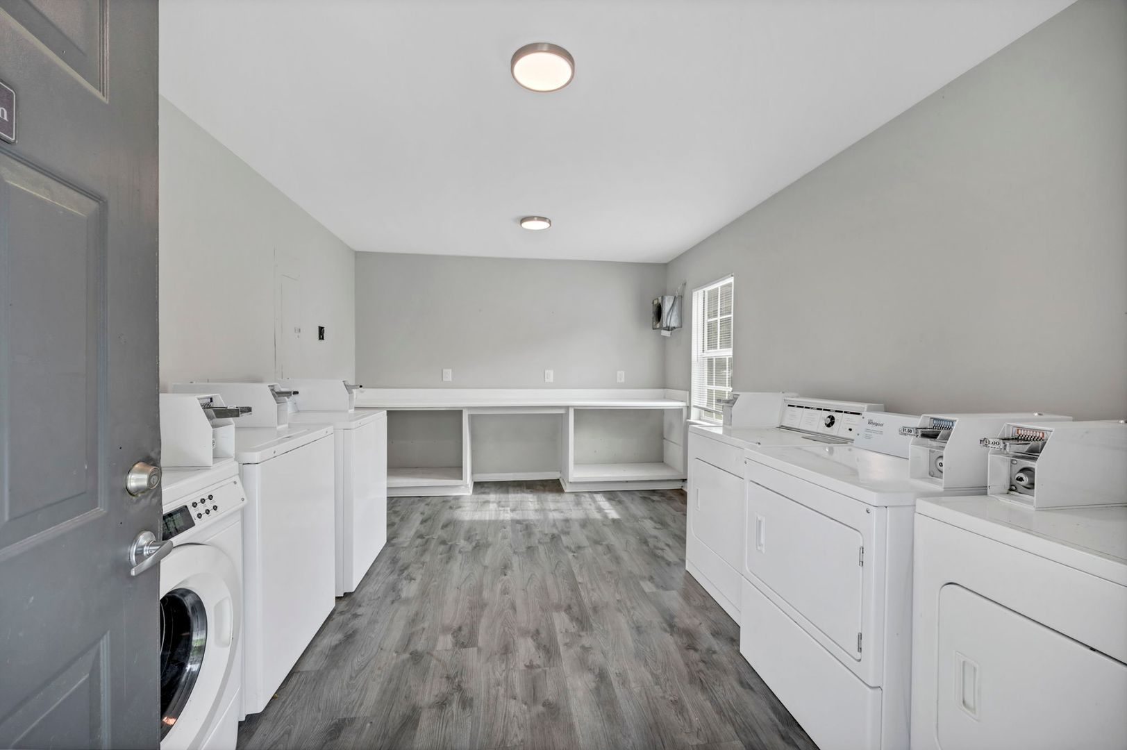 Laundry room at Rose Hill Garden Apartments