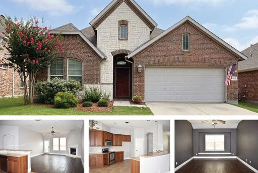 AVAILABLE NOW - Beautiful McKinney Home in Frisco ISD | Hardwood Floors, Stone Fireplace & Community Pool - 10312 Colfax Drive McKinney, TX 75072 – photo 1