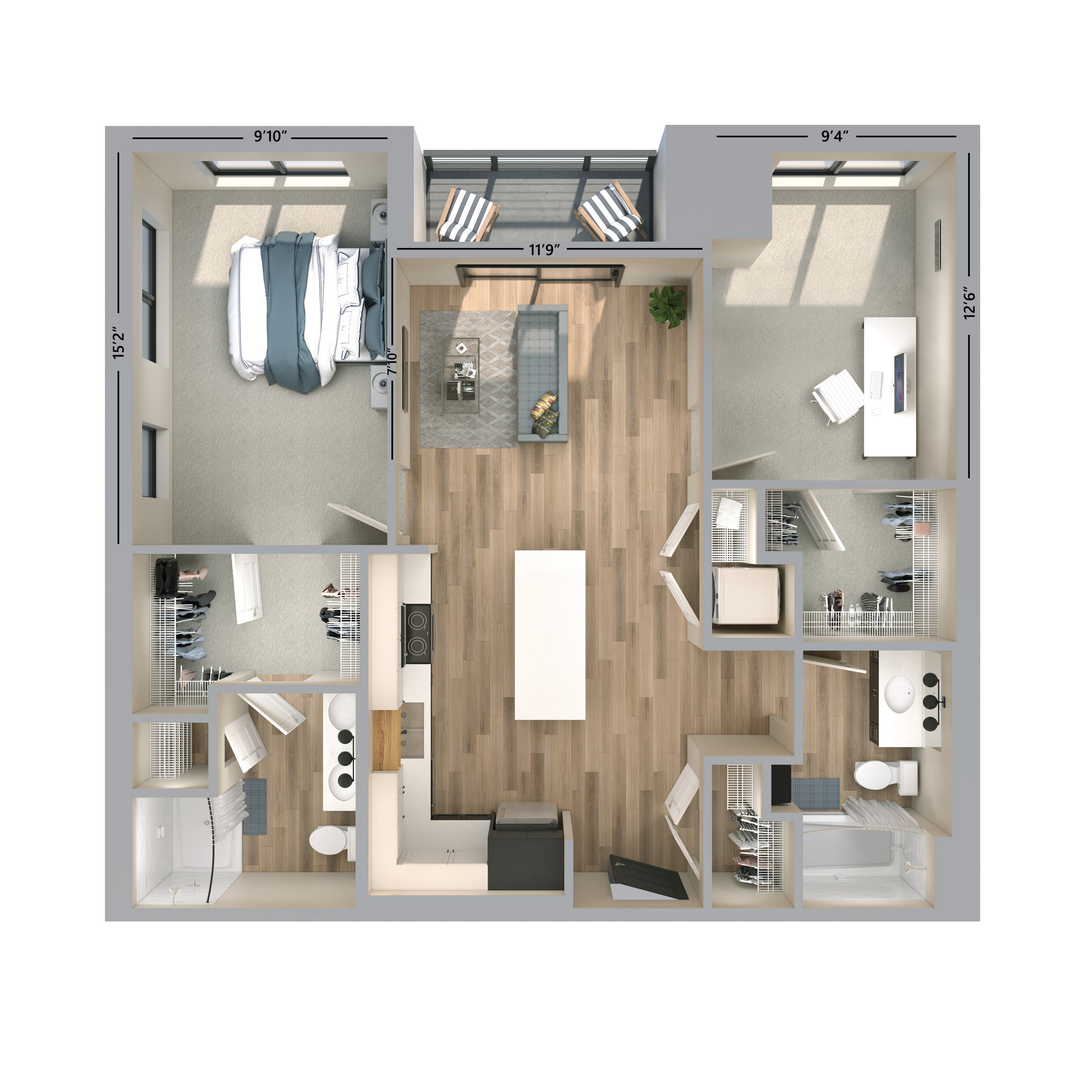 Hopkins Apartment: 1118 Mainstreet