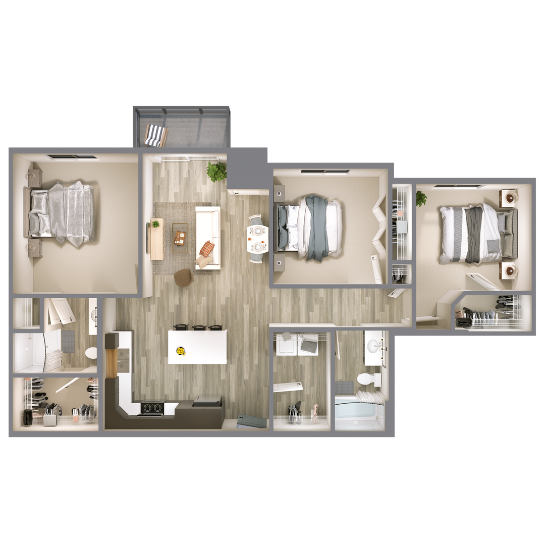 Sioux Falls Apartment: 2200 S Daylight Dr