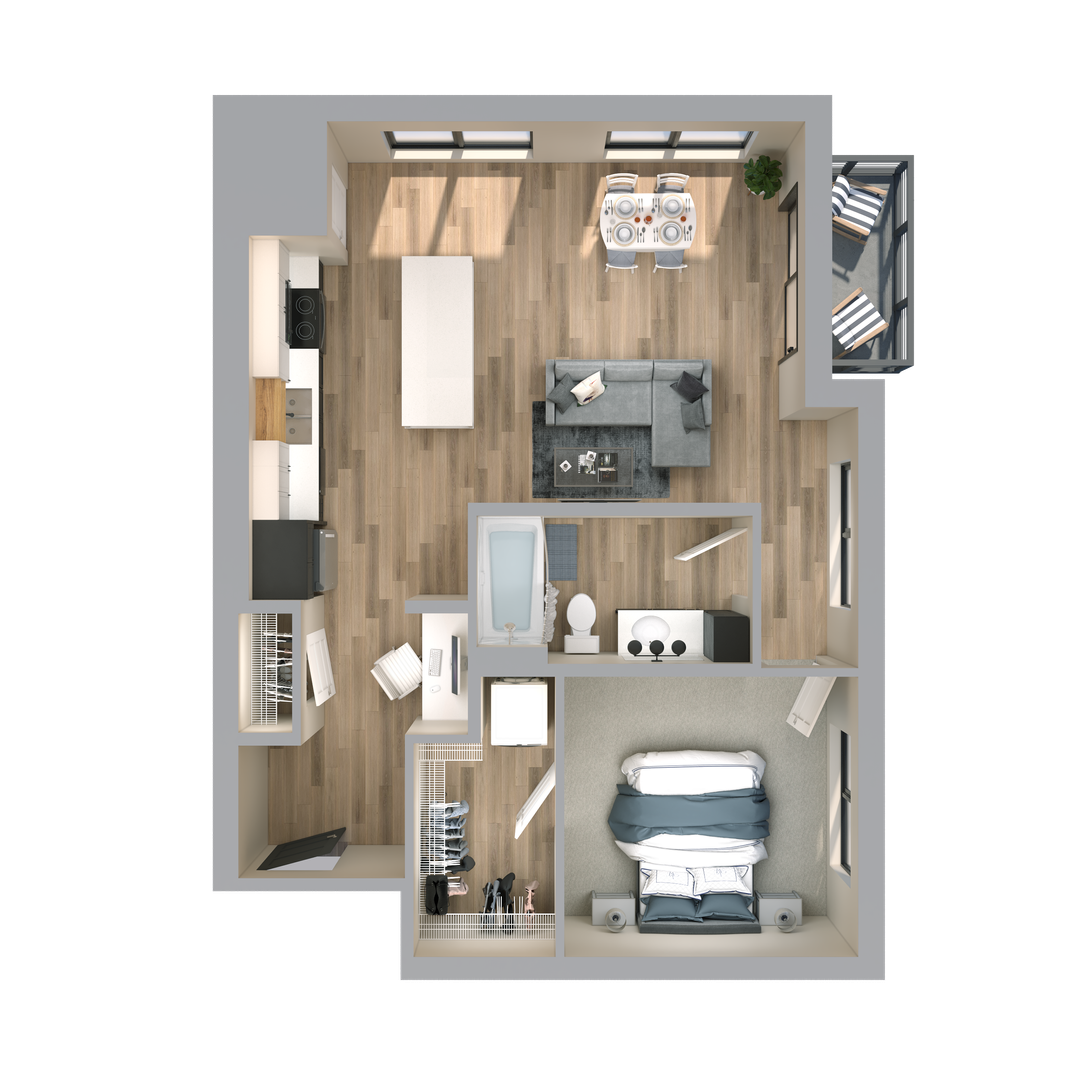 Hopkins Apartment: 1118 Mainstreet