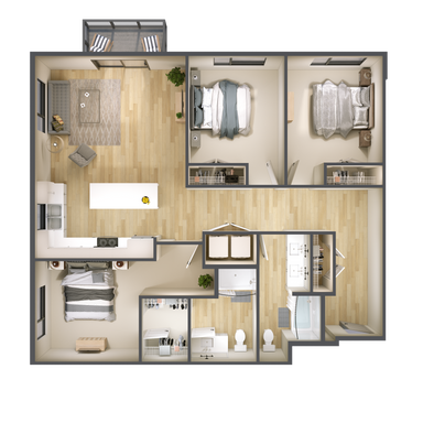 Oak Floor Plan – photo 1
