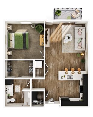 The Portage - 1 Bedroom / 1 Bathroom – photo 1