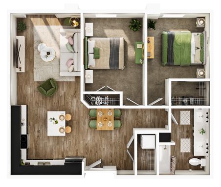 The Miller - 2 Bedroom / 1 Bathroom – photo 1