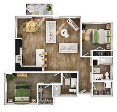The Millstone - 2 Bedroom / 2 Bathroom – photo 1