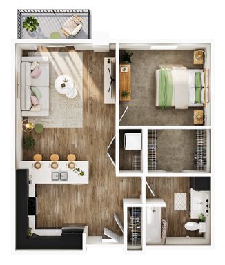 The Landing - 1 Bedroom / 1 Bathroom – photo 1