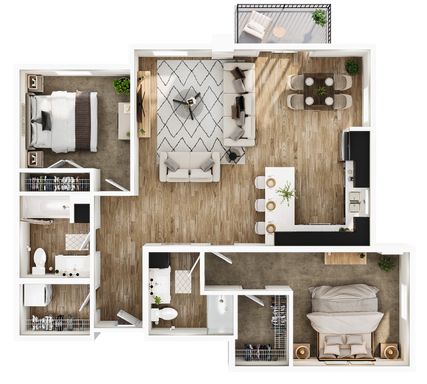 The Mason - 2 Bedroom / 2 Bathroom – photo 1