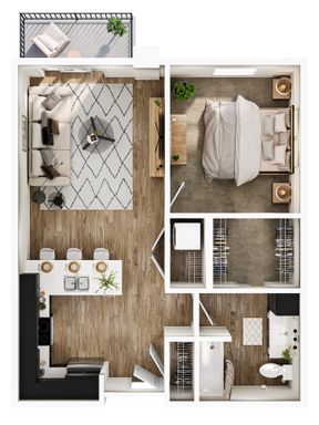 The Inlet - 1 Bedroom / 1 Bathroom