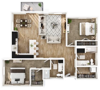 The Foundry - 2 Bedroom / 2 Bathroom – photo 1