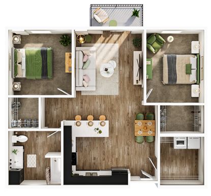 The Joiner - 2 Bedroom / 1 Bathroom – photo 1