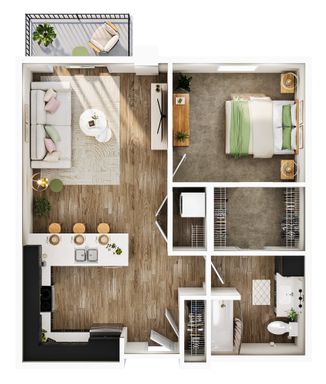 The Landing - 1 Bedroom / 1 Bathroom – photo 1