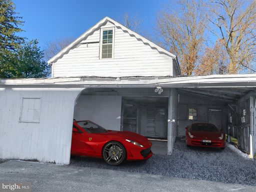 Garage - Large Barn with Two Levels and Car Port - Available for Storage, Parking or Workshop - Available Now!