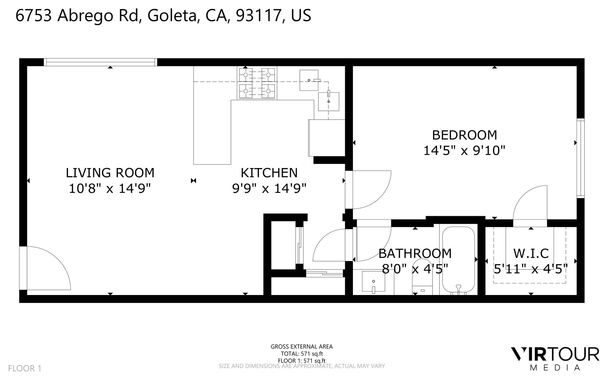 Isla Vista Apartment: 6753 Abrego Road