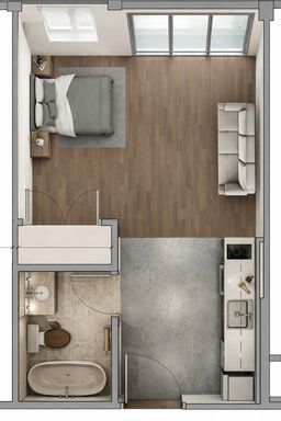 Studio Rental – 501 W. FRANKLIN ST - 346, BALTIMORE, MD 21201