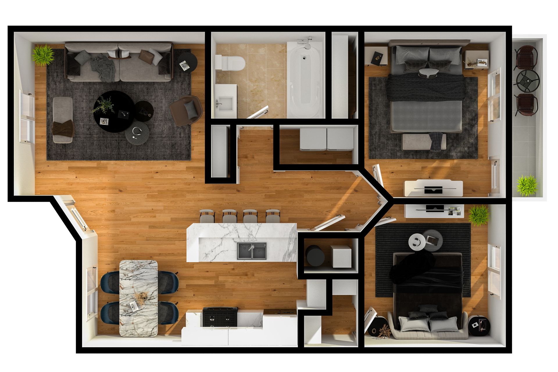 Lawrence Apartment: 1300-1336 Crosswinds Court