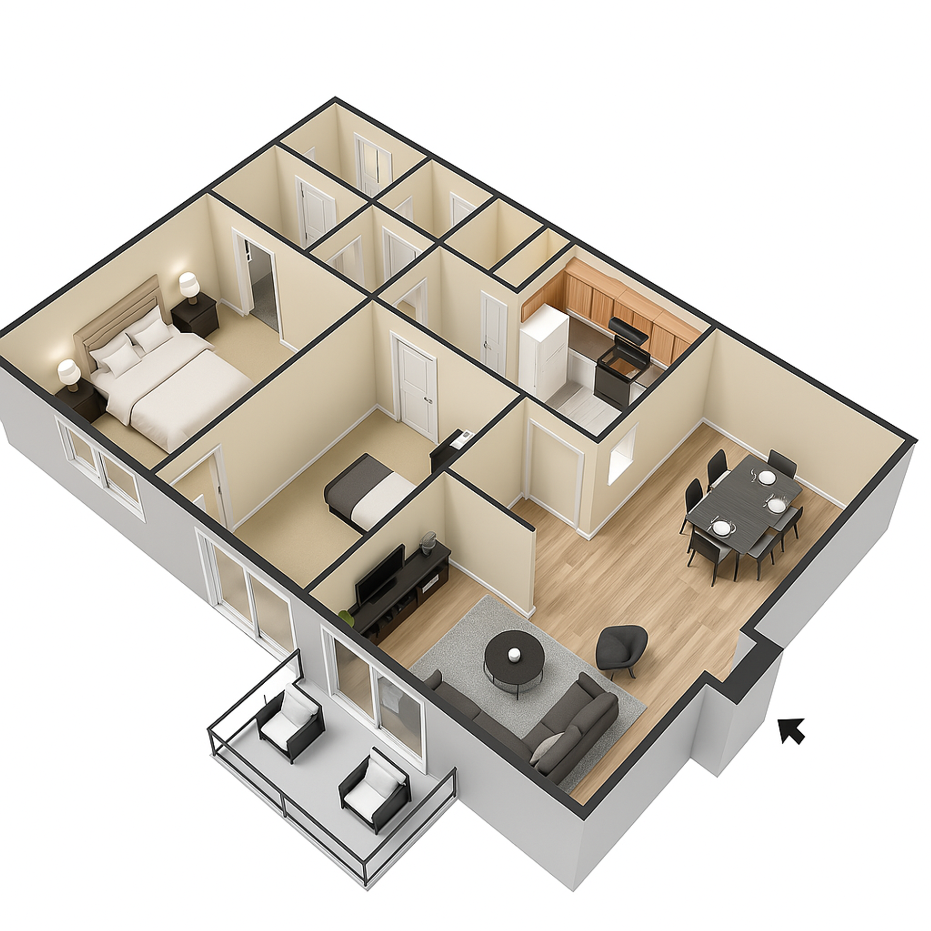 BIRMINGHAM Apartment: 660 VALLEY CREST DR