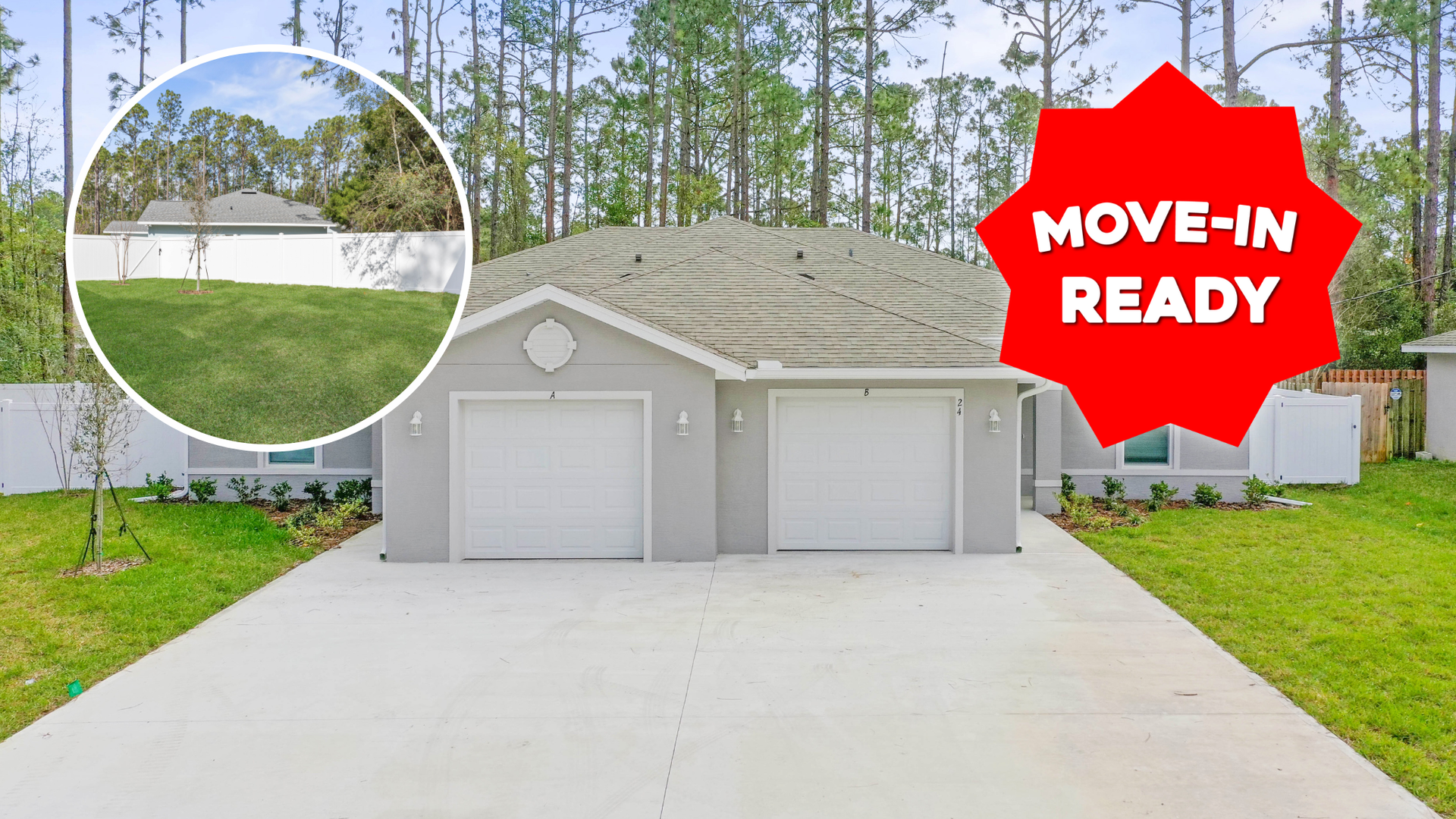 Palm Coast House: 24 Untermayer Place Unit A