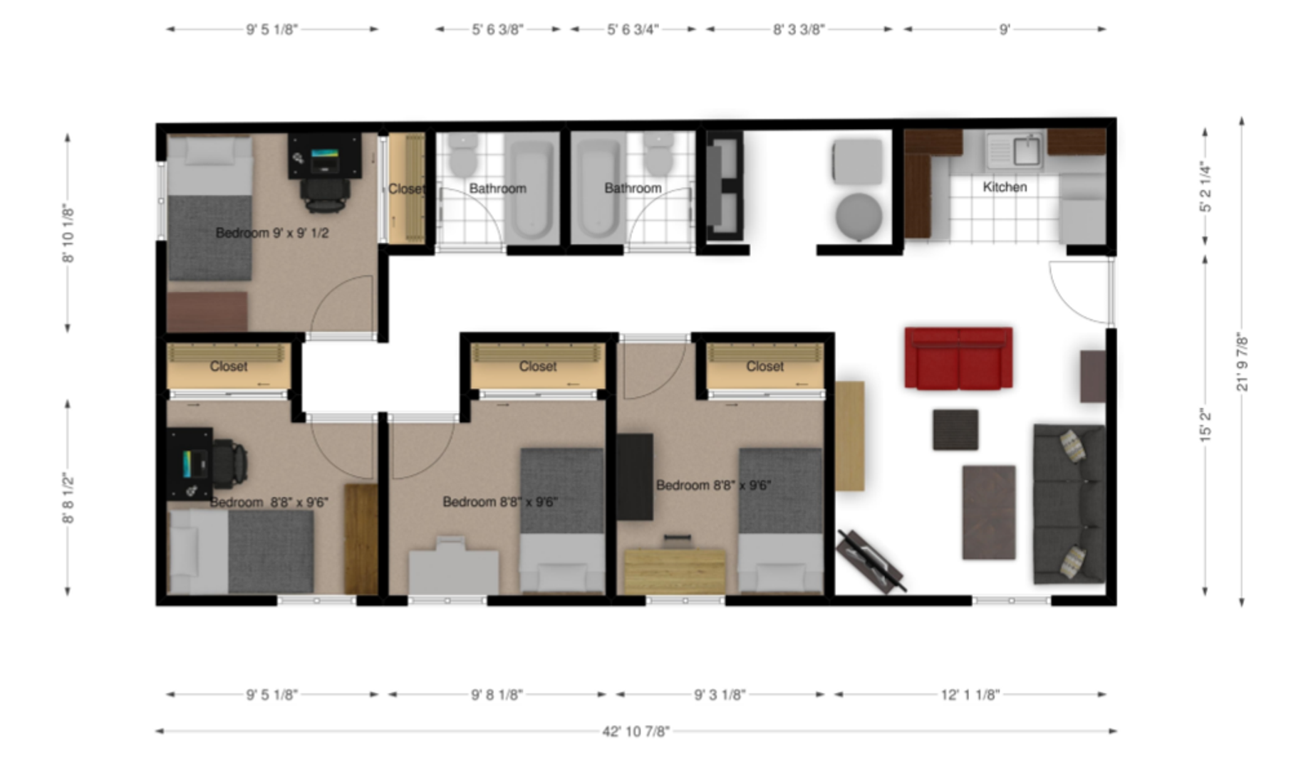 West Lafayette Apartment: 422 South Grant Street