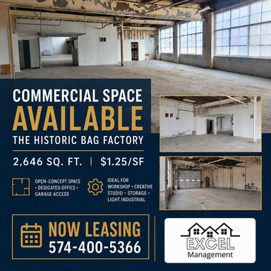 Versatile 2,646 SF Space with Garage Access at the Historic Bag Factory – photo 1