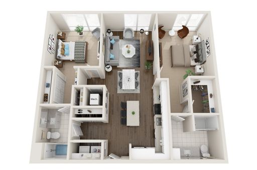Spacious, Luxury 2 Bed | 2 Bath Apartment Home! – photo 1