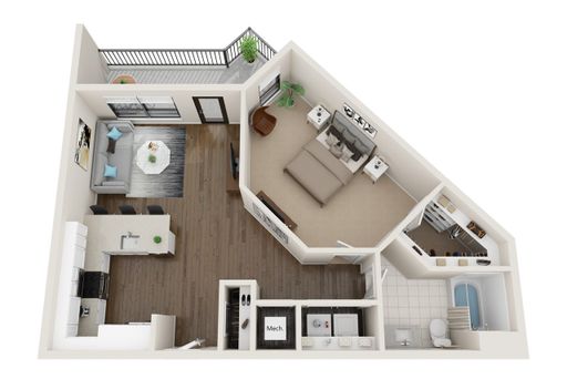 Luxurious & Stylish 1 Bed, 1 Bath Apartment Home! – photo 1