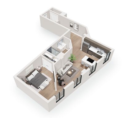 Spacious 1-Bedroom in the Heart of Downtown Rochester – photo 1
