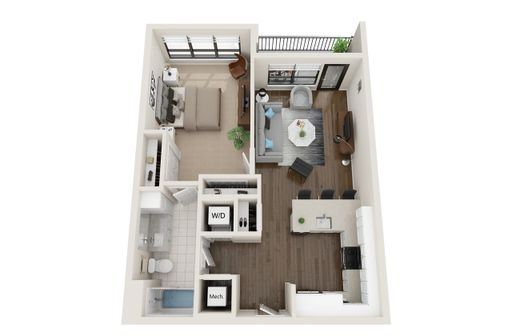 1 Bedroom Apartment – 1211 S. Eaton Street 3055, Baltimore, MD 21224