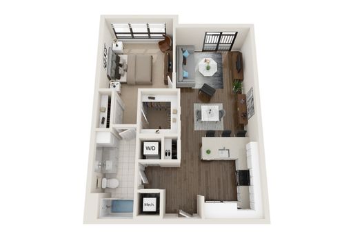 Luxurious & Stylish 1 Bed, 1 Bath Apartment Home! – photo 1