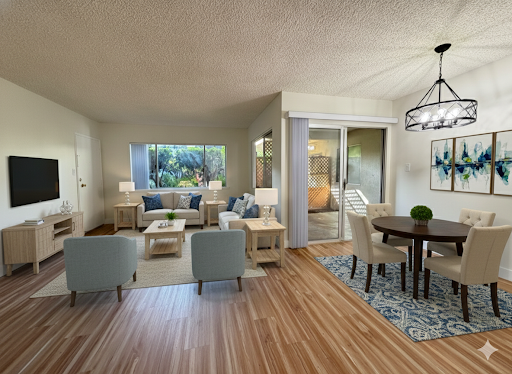 Exceptionally LUXURIOUS and LARGE 925 sq. ft. 1 Bdrm 1 Ba with WASHER/DRYER HOOKUPS, Tons of Closets, MODERN WOOD FLOOR, Private Patio, GRANITE, Gorgeous Tropical Garden Privacy, WALKABLE CENTRAL ARCADIA LOCATION – photo 1