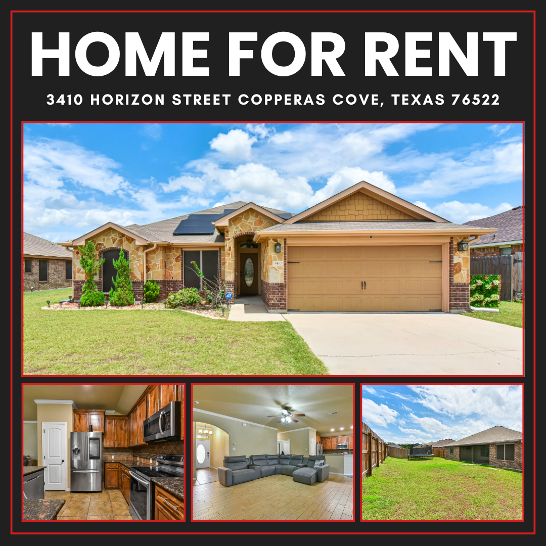 Copperas Cove House: 3410 Horizon St
