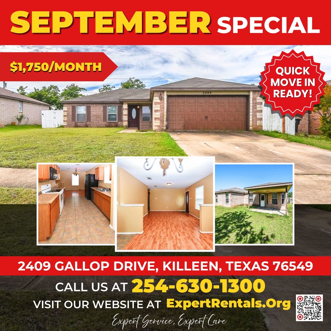 Killeen House: 2409 Gallop Dr
