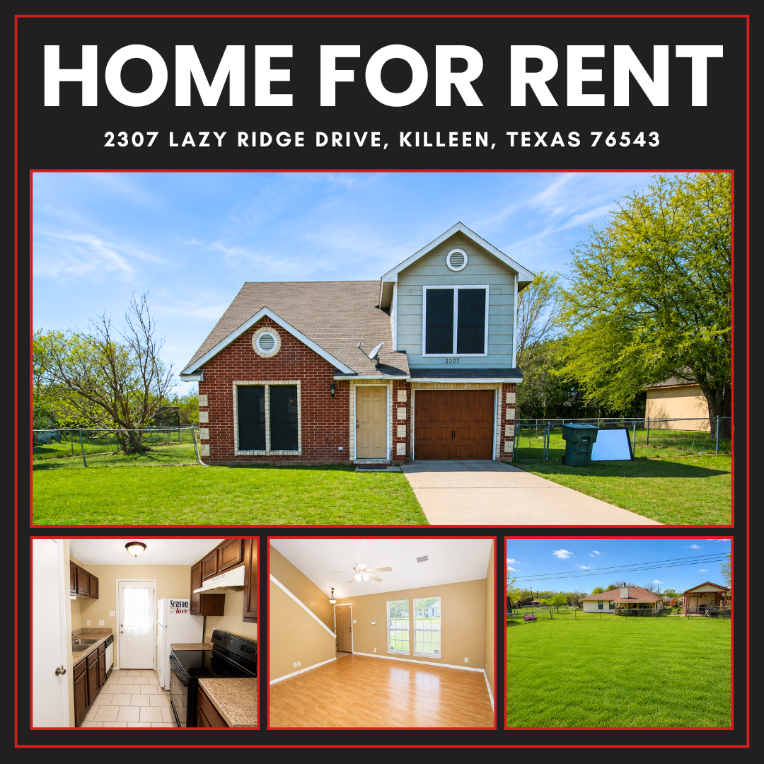 Killeen House: 2307 Lazy Ridge Dr