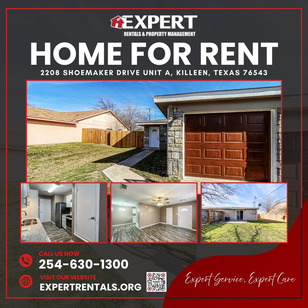 Killeen Apartment: 2208 Shoemaker Dr Unit A