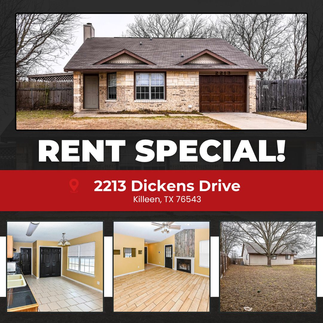 Killeen House: 2213 Dickens Dr