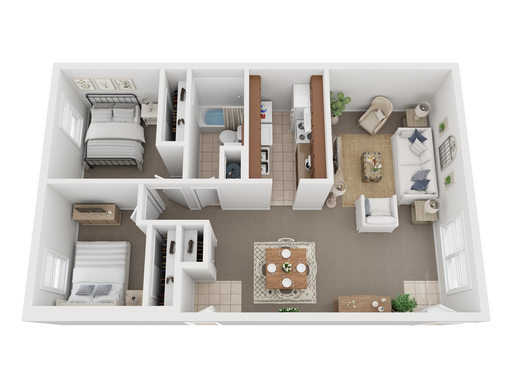 2-Bedroom, 1-Bath Apartment available in Decatur, IL – photo 1