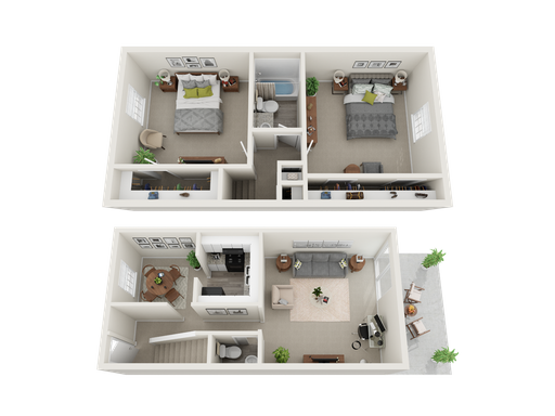 2-Bed/1.5-Bath - Andover Townhome | to Tour