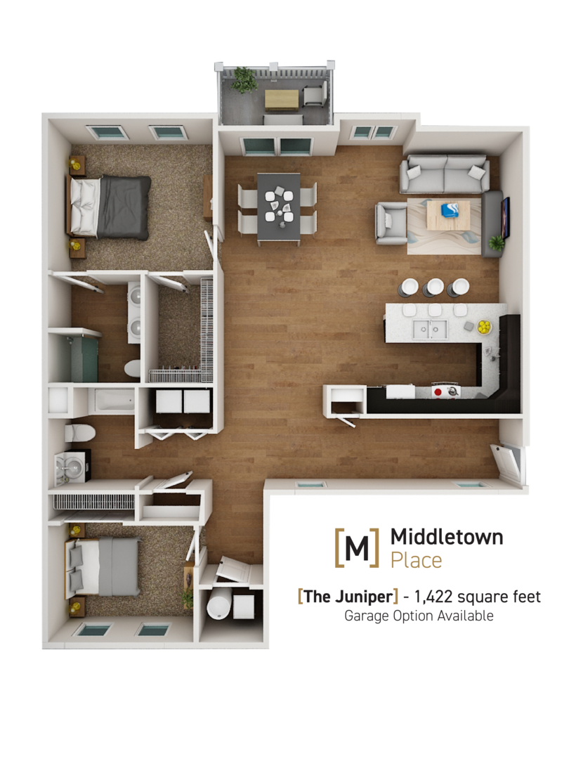 Mahomet Apartment: 1202 Churchill Rd