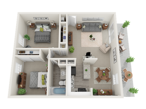 2-Bed/1.5-Bath - Deerfield | to Tour