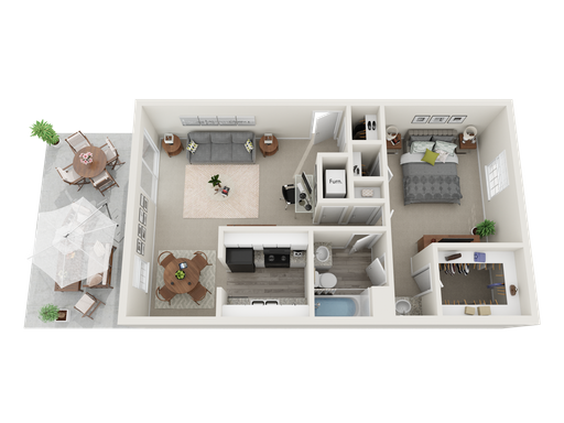 1-Bed/1-Bath - Vesuvio | to Tour